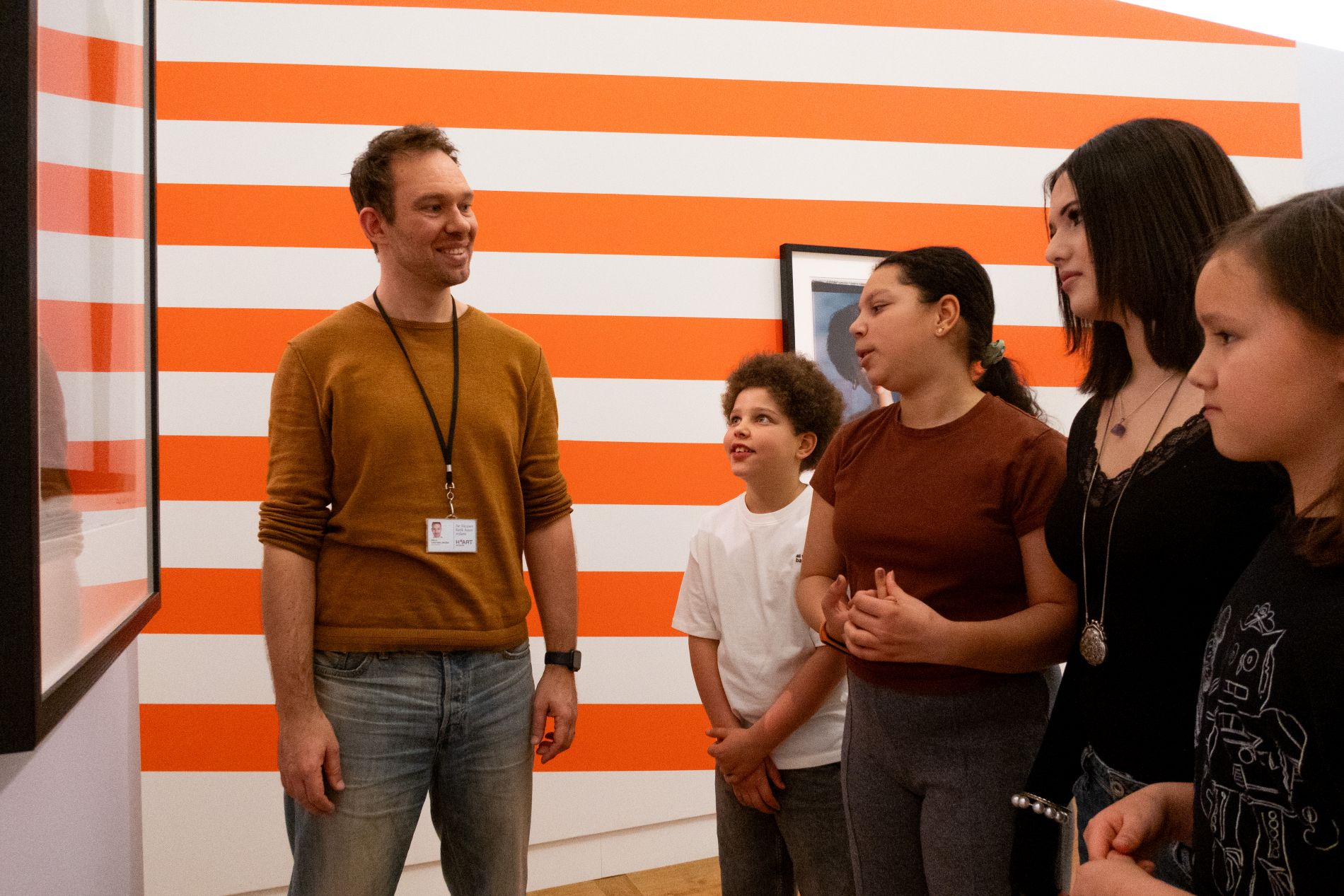 Jeugd rondleiding tentoonstelling American Myth & Memory